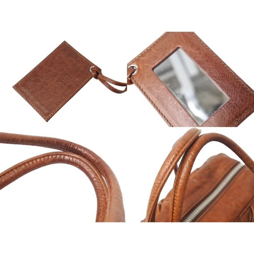 BALENCIAGA Matelasse Sienna Quilted Handbag Brown Goatskin - Picture 4 of 8